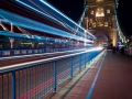 Tower Bridge light trail